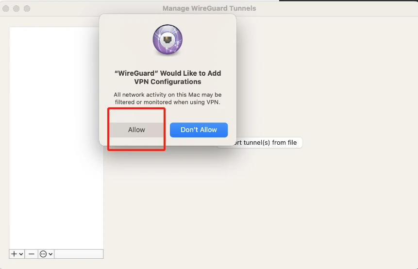 WireGuard trên MacOS
